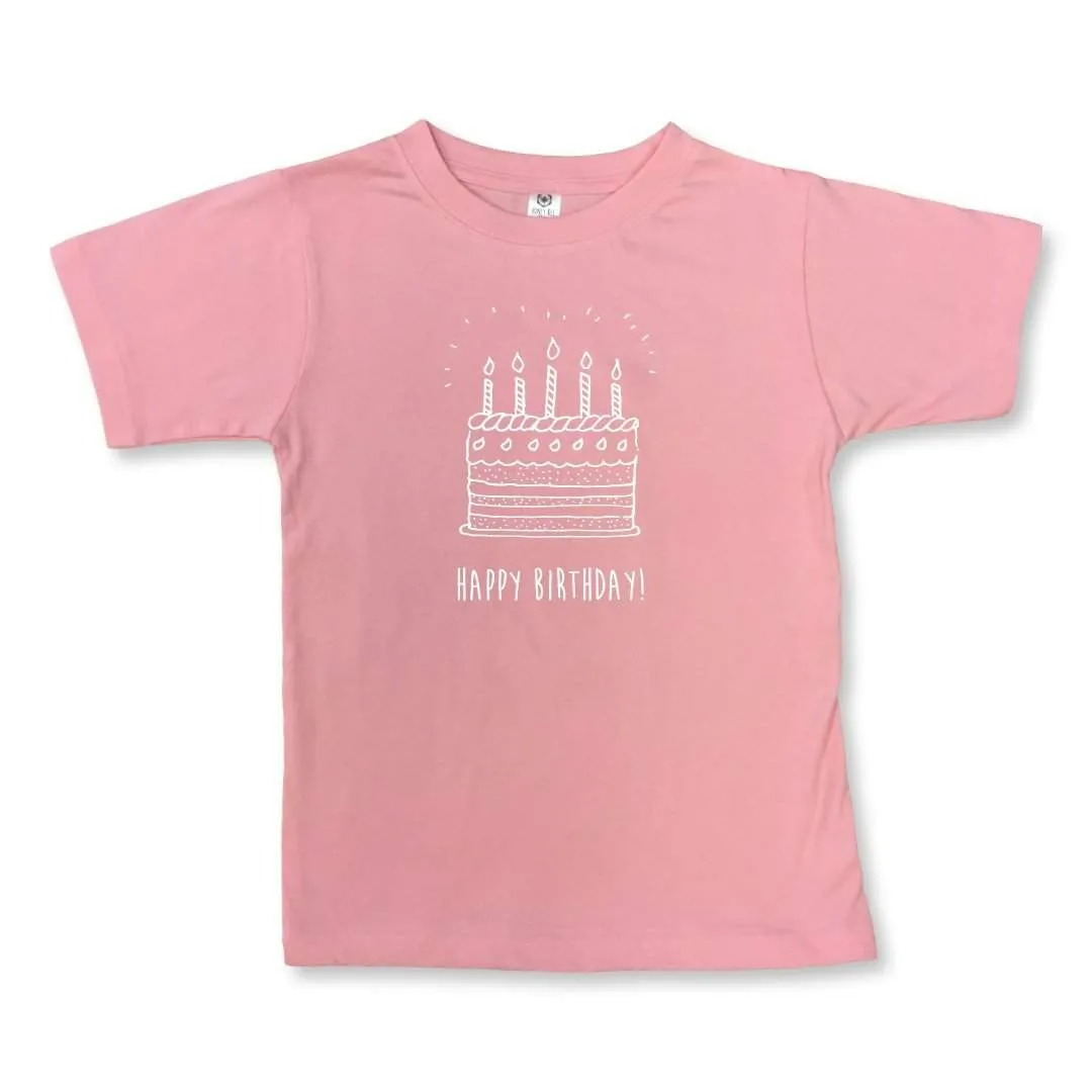 Birthday Cake Short Sleeve Tee