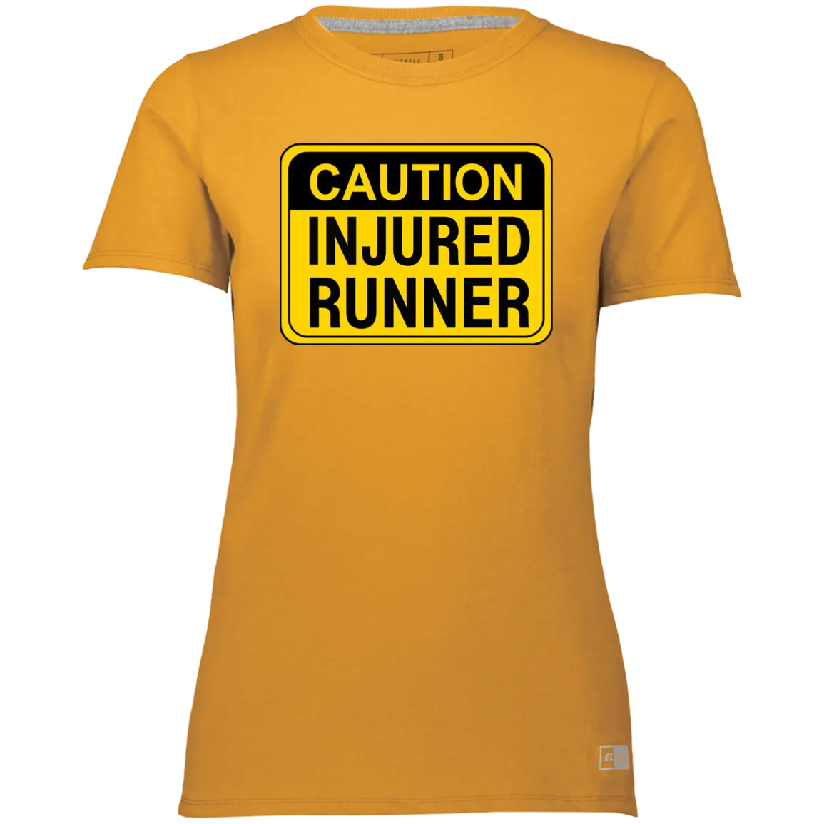 CAUTION INJURED RUNNER Ladies’ Essential Dri-Power Tee