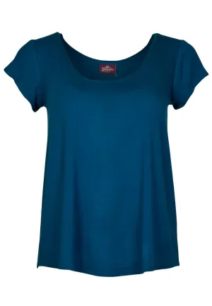 Salaam Solid Cora Tee | Marine