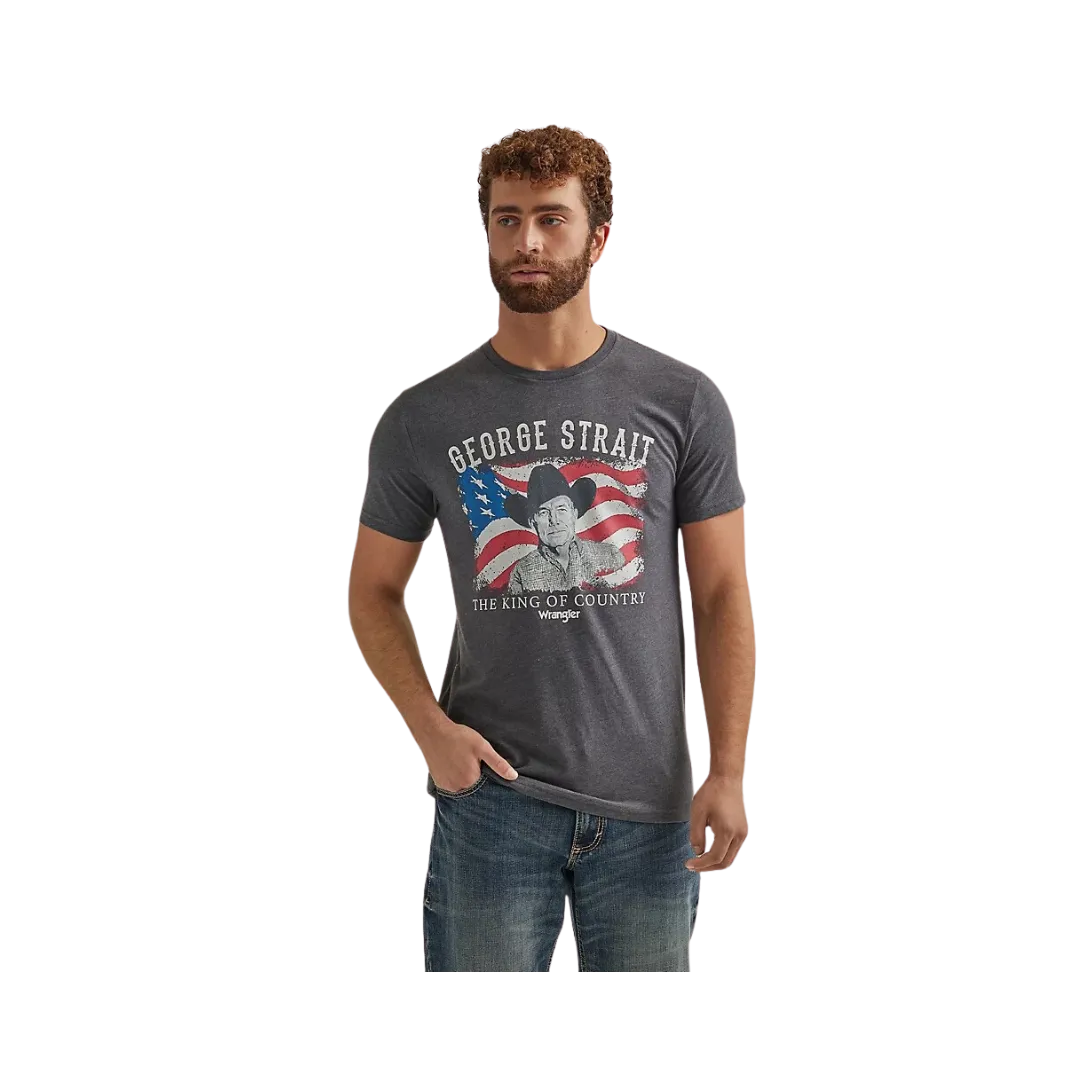 Wrangler Men's George Strait Charcoal Heather T-Shirt